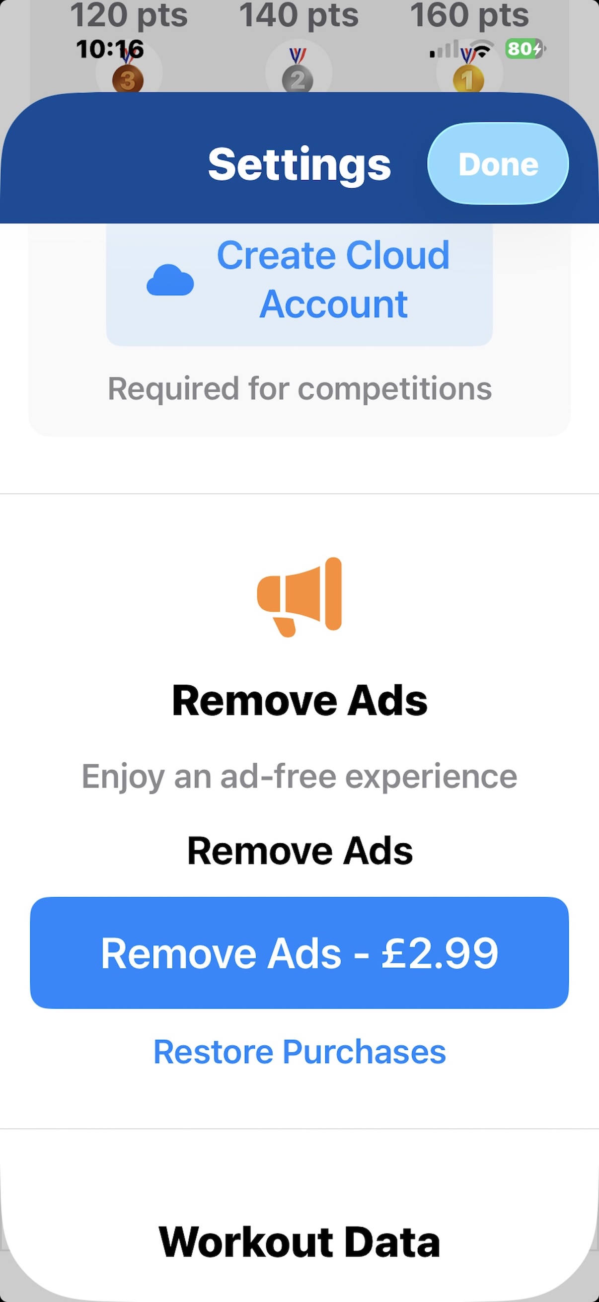 Grant Apple Health access screen